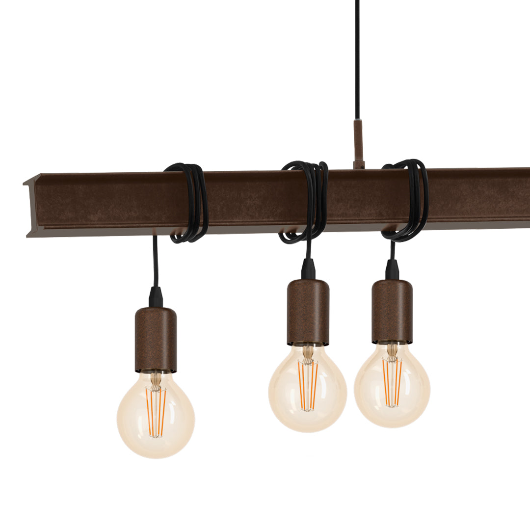 Townshend Steel 6 Light Ceiling Bar