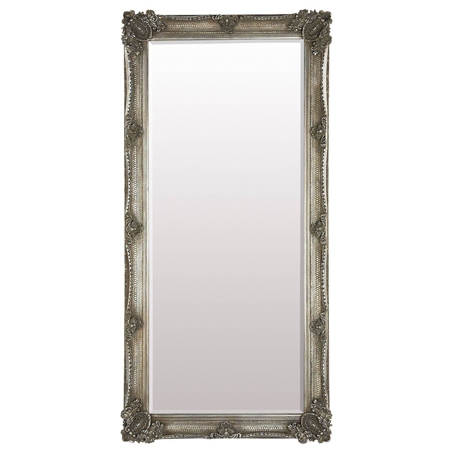Abbey 65x31cm Leaner Silver Mirror