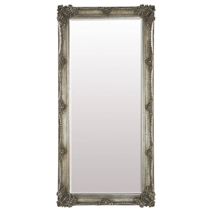 Abbey 65x31cm Leaner Silver Mirror
