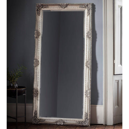 Abbey 65x31cm Leaner Silver Mirror