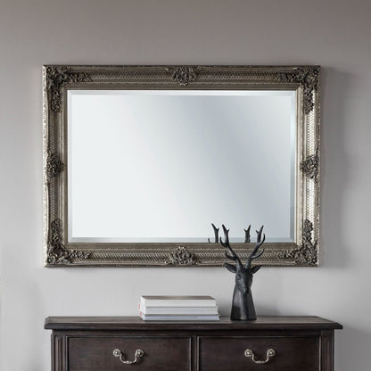 Abbey 110x79cm Silver Mirror