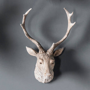 Ambrose Stag Head Weathered Wall Decoration