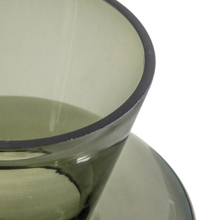 Mikkeli Large Green Glass Vase