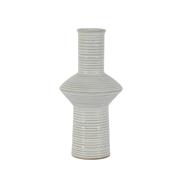 Athena White Large Porcelain Vase