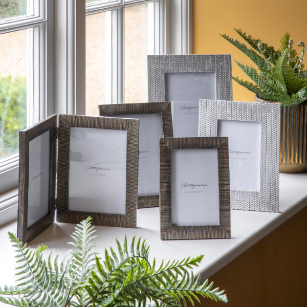 Duxbury Brown Double Photo Frame