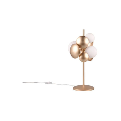 Bubble 3 Light Gold Table Lamp