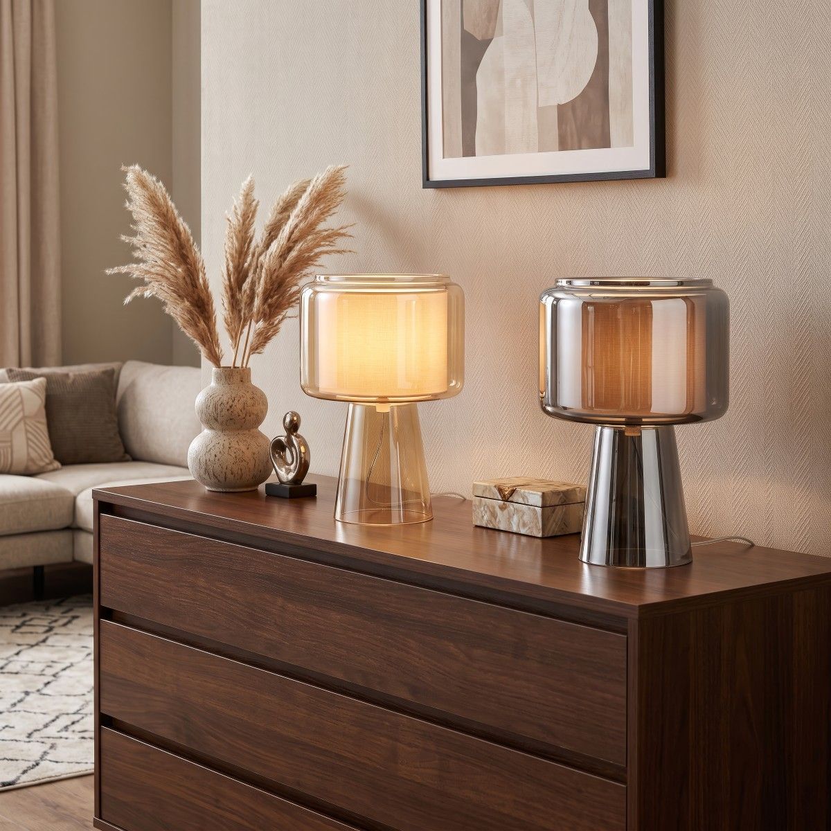Rocka Chrome Table Lamp