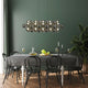 Berry 25 Light Chrome and Smoked Glass Linear Ceiling Pendant