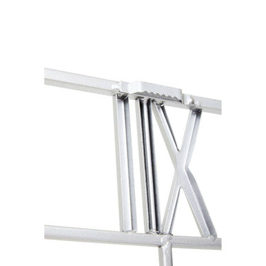 Large Silver Finish Square Wall Clock