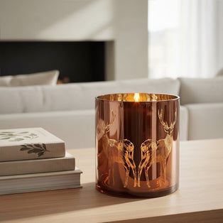 Stag Brown Candle Holder - Medium