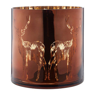 Stag Brown Candle Holder - Large