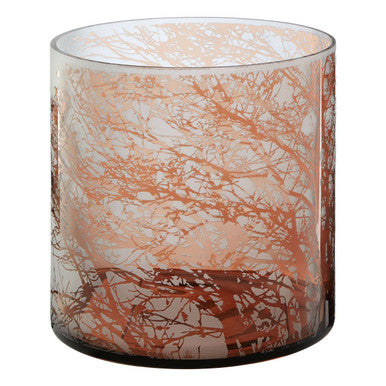 Medium Glass Hurricane Candle Holder