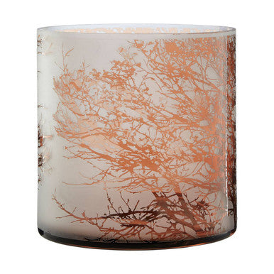 Medium Glass Hurricane Candle Holder