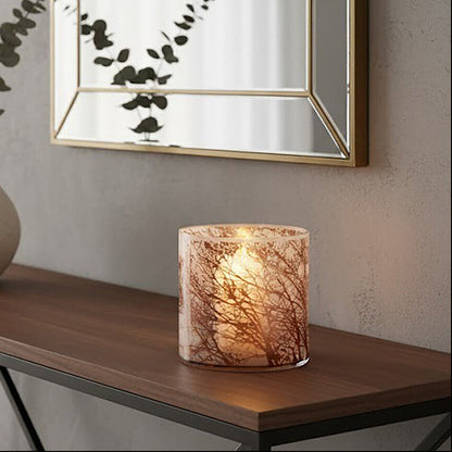 Medium Glass Hurricane Candle Holder