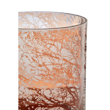 Large Glass Hurricane Candle Holder