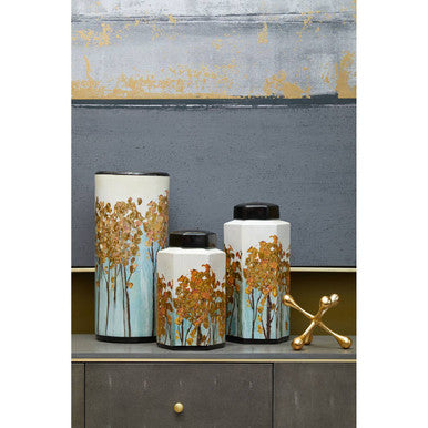 Grey and Gold Foil Wall Art | Astratto