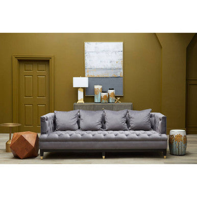 Grey and Gold Foil Wall Art | Astratto