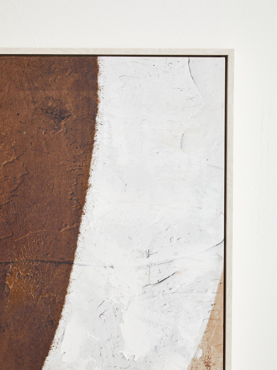 Brown and Natural Textured Wall Art | Astratto