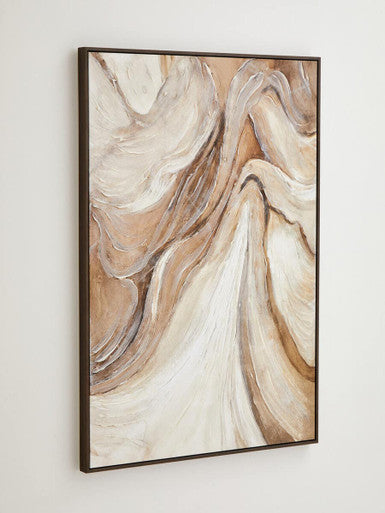 Neutral Abstract Textured Wall Art | Astratto