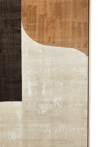 Neutral Abstract Textured Canvas Wall Art | Astratto