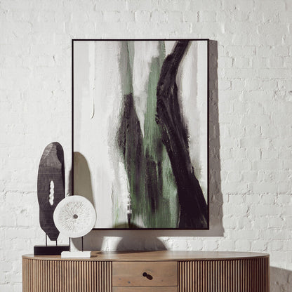 Green Multi Coloured Abstract Textured Wall Art | Astratto