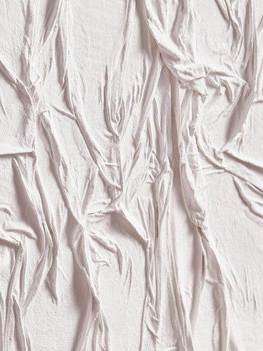 White Hand Painted Sculptural Fabric Wall Art | Astratto