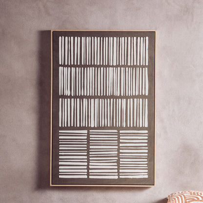 Green and Natural Textured Canvas Wall Art | Astratto