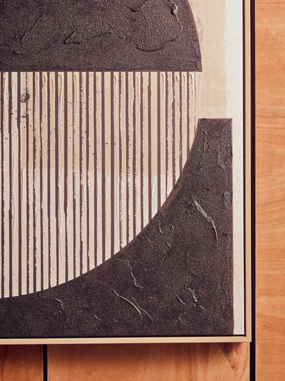 Black and Cream Wall Art | Astratto
