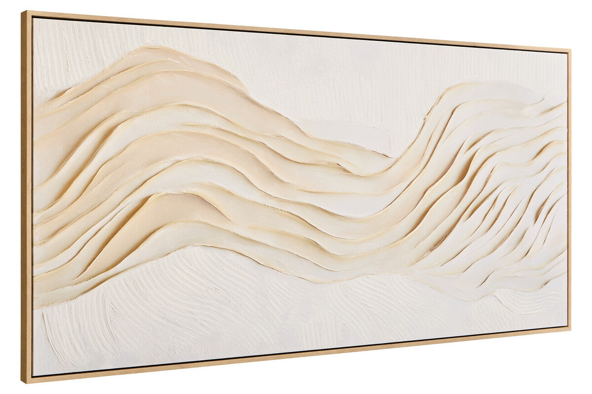 Cream Textured Wall Art