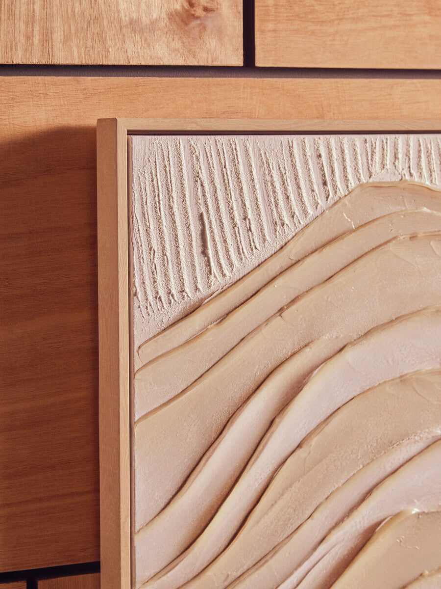 Cream Textured Wall Art