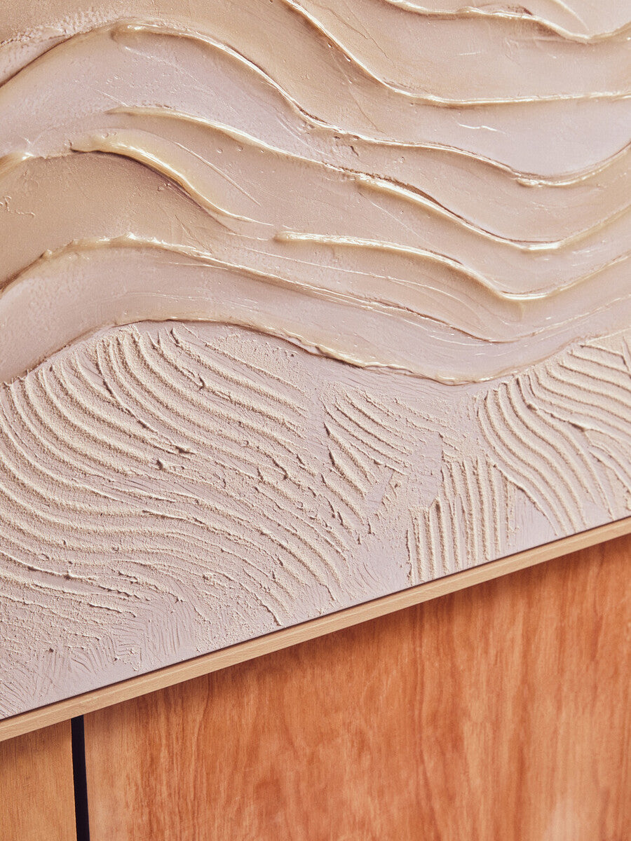 Cream Textured Wall Art
