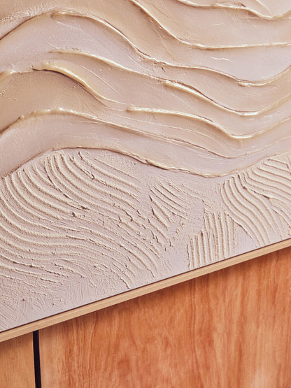 Cream Textured Wall Art