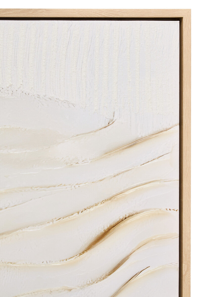 Cream Textured Wall Art