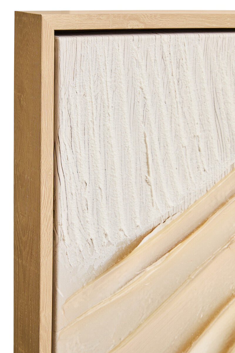 Cream Textured Wall Art