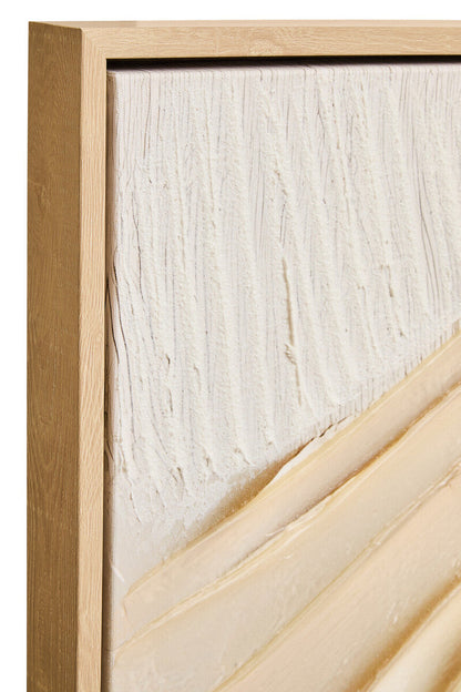 Cream Textured Wall Art