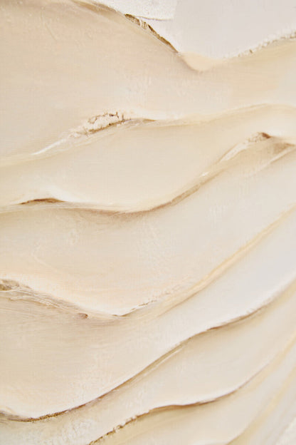 Cream Textured Wall Art