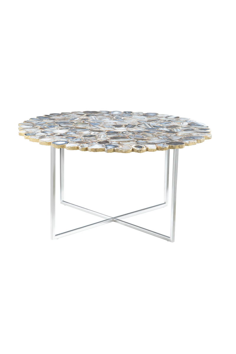 Rabia Natural Agate Coffee Table
