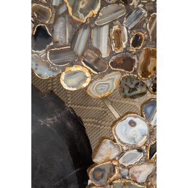 Rabia Natural Agate Coffee Table