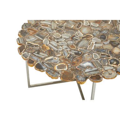 Rabia Natural Agate Coffee Table