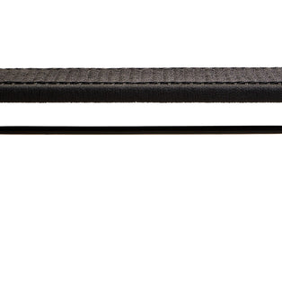 Cebu Black Woven Rope and Wooden Bench