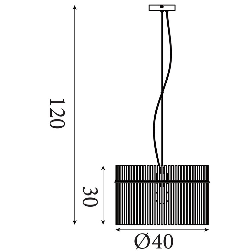 Swizzle 1-Light Matte Black Pendant