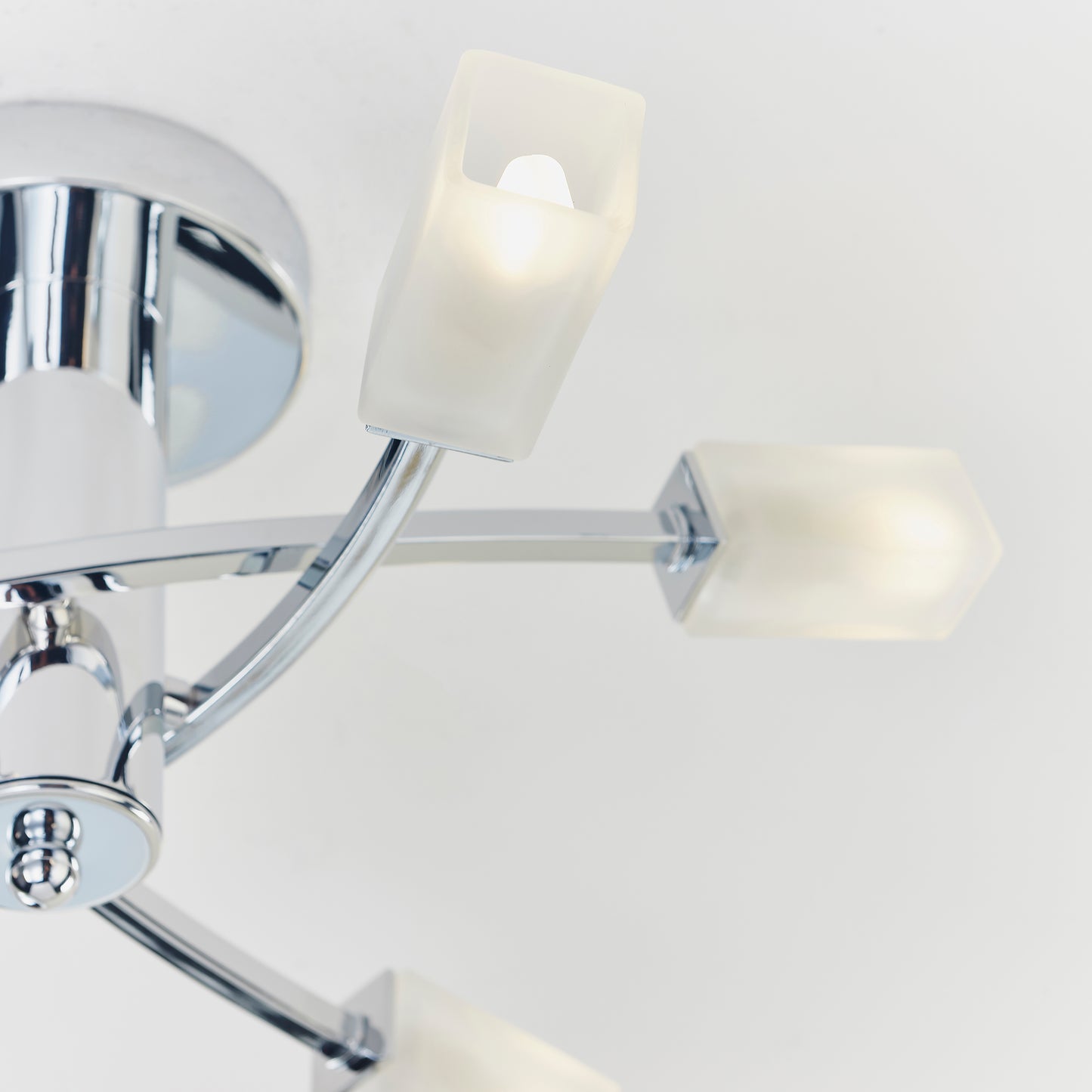 Havana 6 Light Semi Flush Chrome