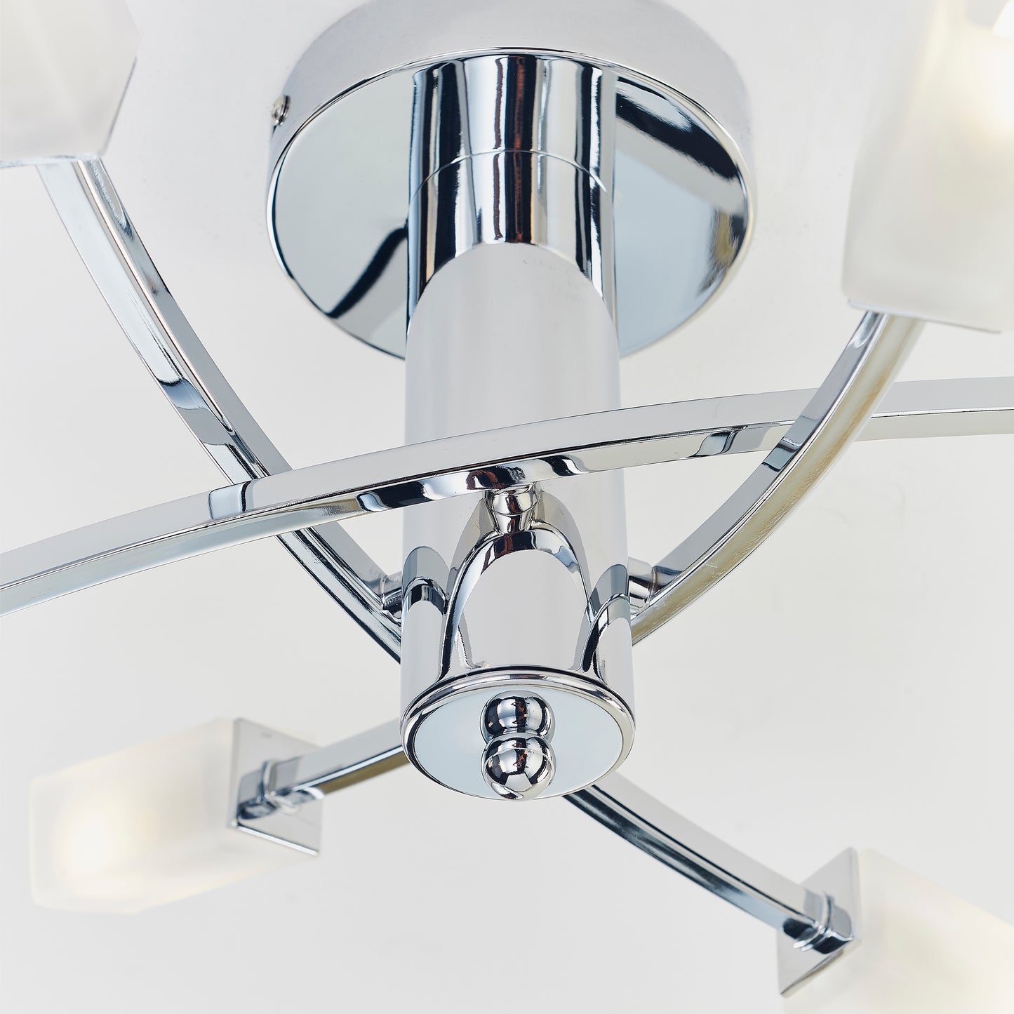 Havana 6 Light Semi Flush Chrome