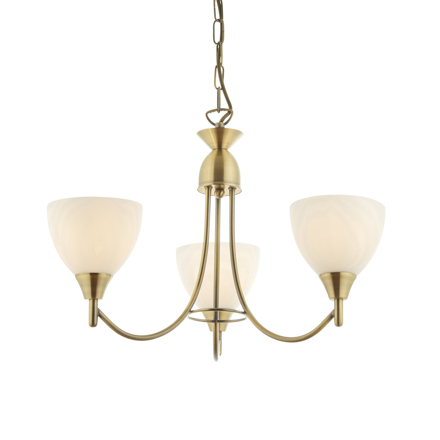 Alton 3 Light Pendant Antique Brass