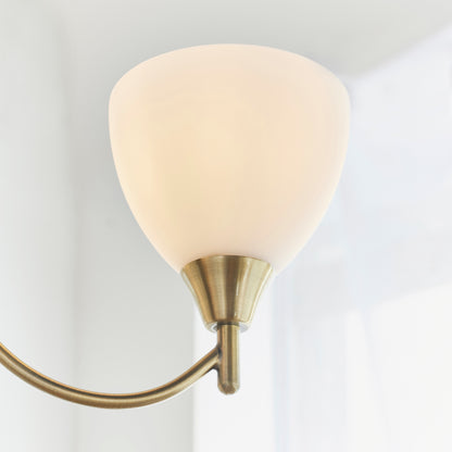 Alton 3 Light Pendant Antique Brass
