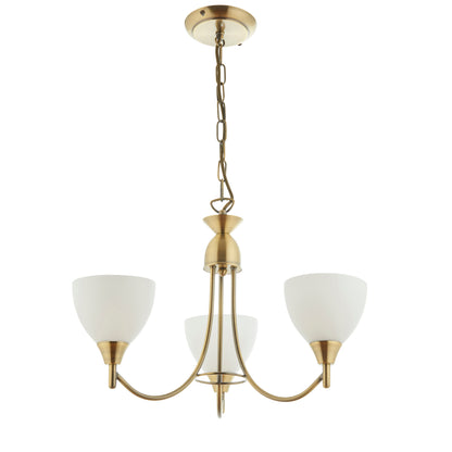 Alton 3 Light Pendant Antique Brass