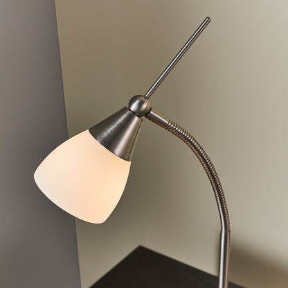 Range Touch Task Table Lamp Satin Chrome