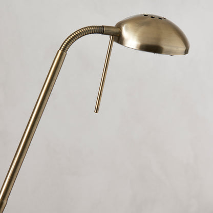 Monaco Mother & Child Floor Lamp Antique Brass