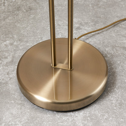 Monaco Mother & Child Floor Lamp Antique Brass