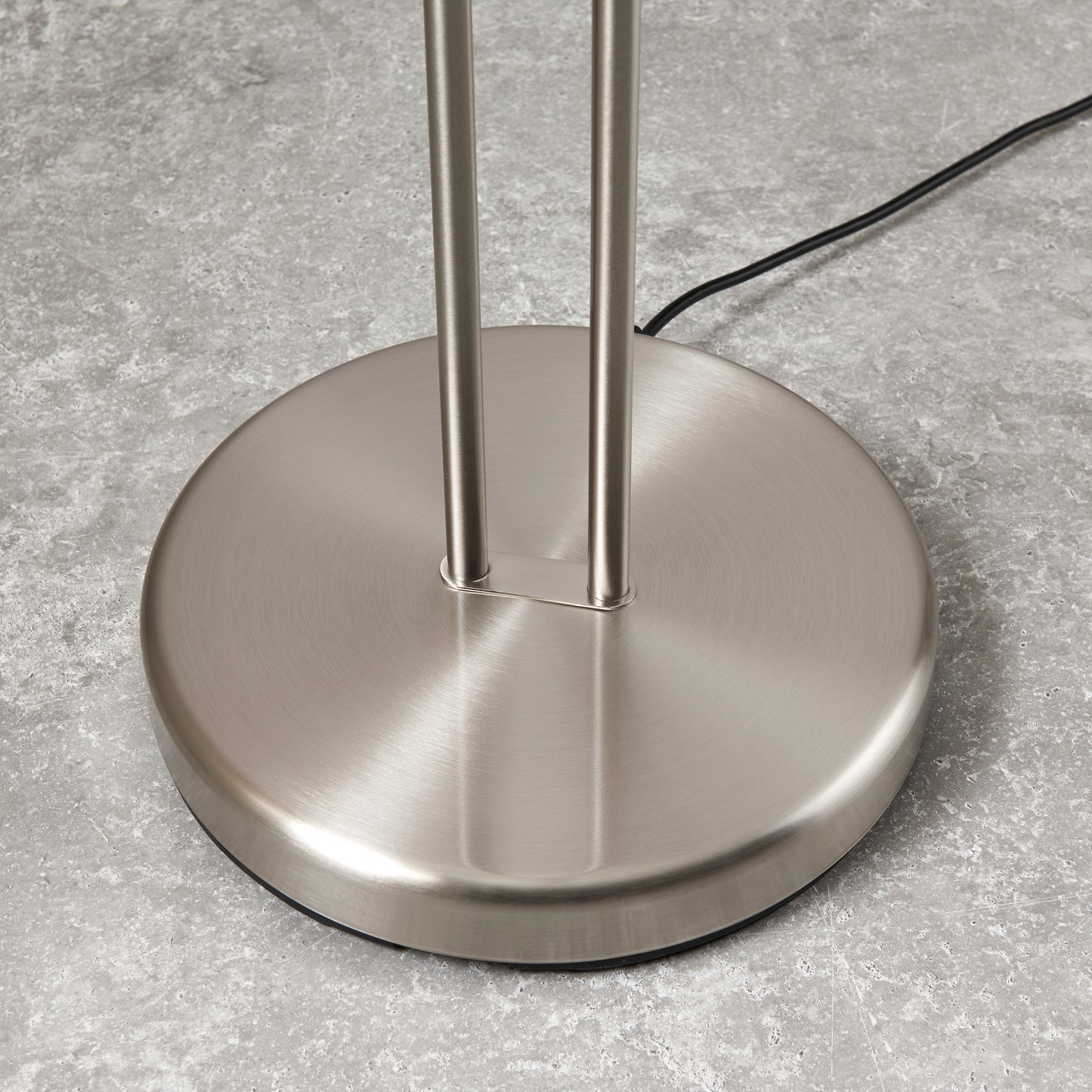 Monaco Mother & Child Floor Lamp Satin Chrome